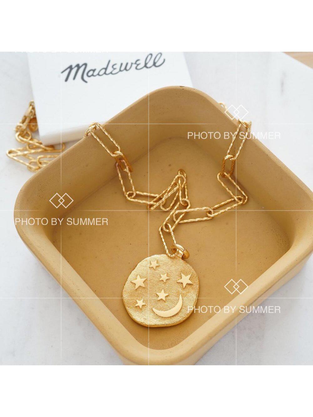 Madewell Shimmer Disc Pendant Necklace - Picture 9 of 9